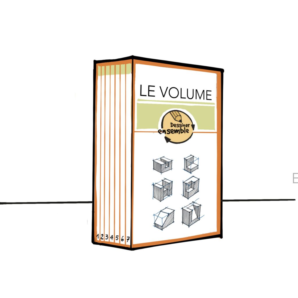 Visuel du livret « LE VOLUME » (disponible dans le Canva « les pages manquantes »).
