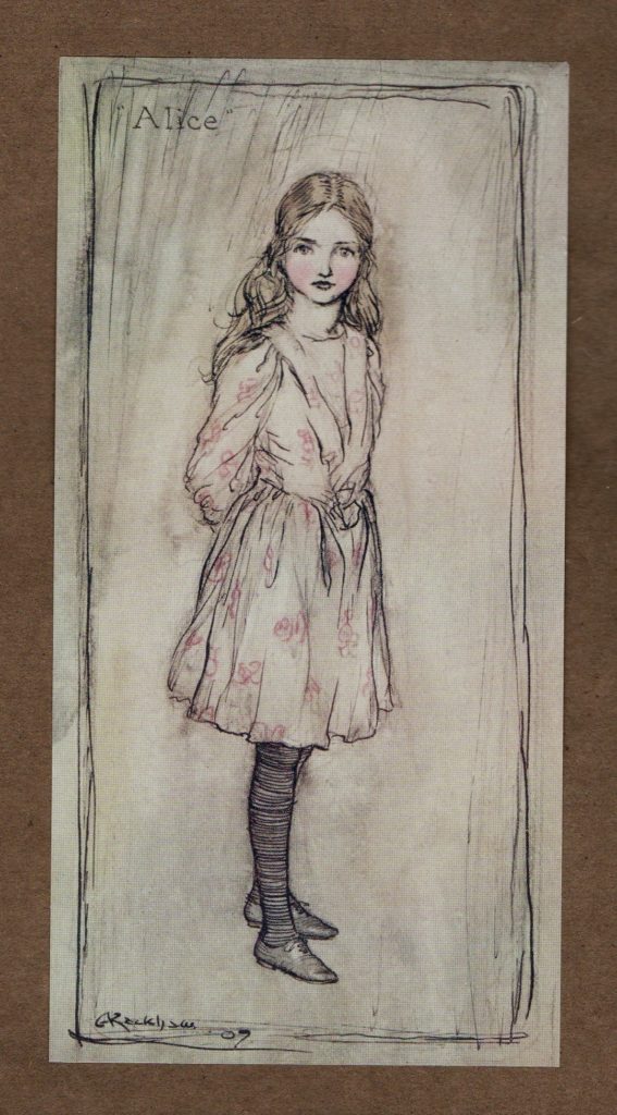 Arthur Rackham — Alice au Pays des Merveilles, illustration à l'aquarelle