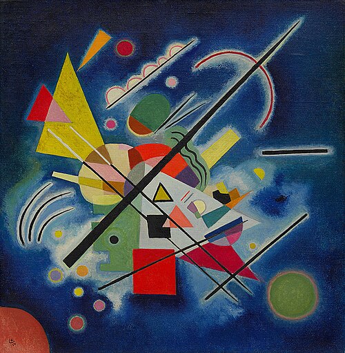 Kandinsky — Blue Painting (Peinture Bleue), 1924