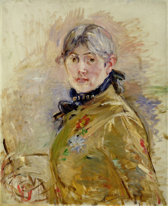 Berthe Morisot — Autoportrait, vers 1885