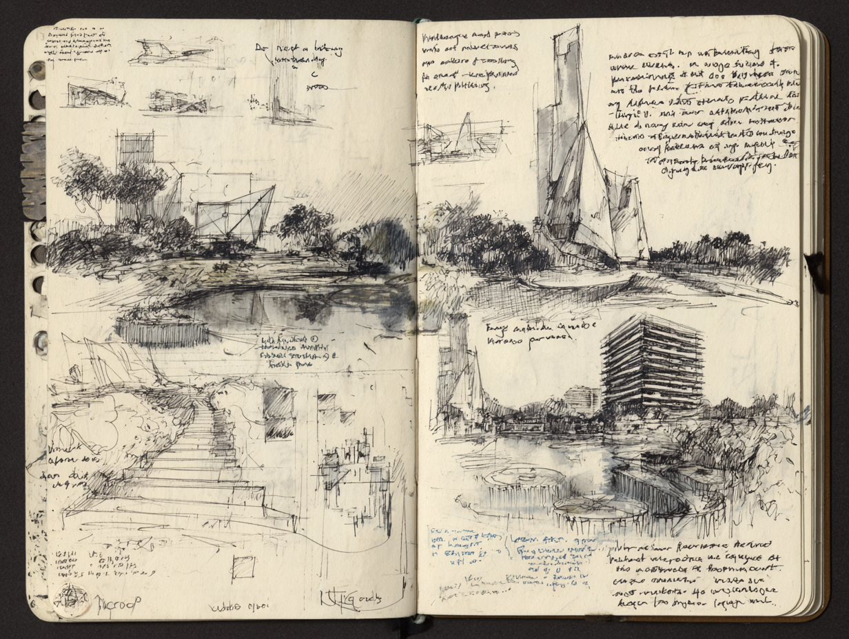 Tenir un carnet de croquis - journal visuel intime, premier carnet posé sur la table