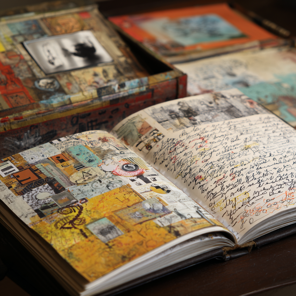 Carnet de croquis quotidien - date, lieu, heure en marge, archive utile