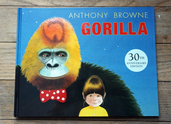 Anthony Browne — couverture de l'album Gorilla, édition du 30e anniversaire