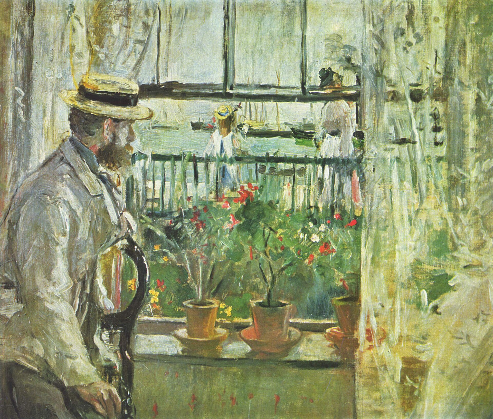 Berthe Morisot — Vue de l'île de Wight, vers 1875