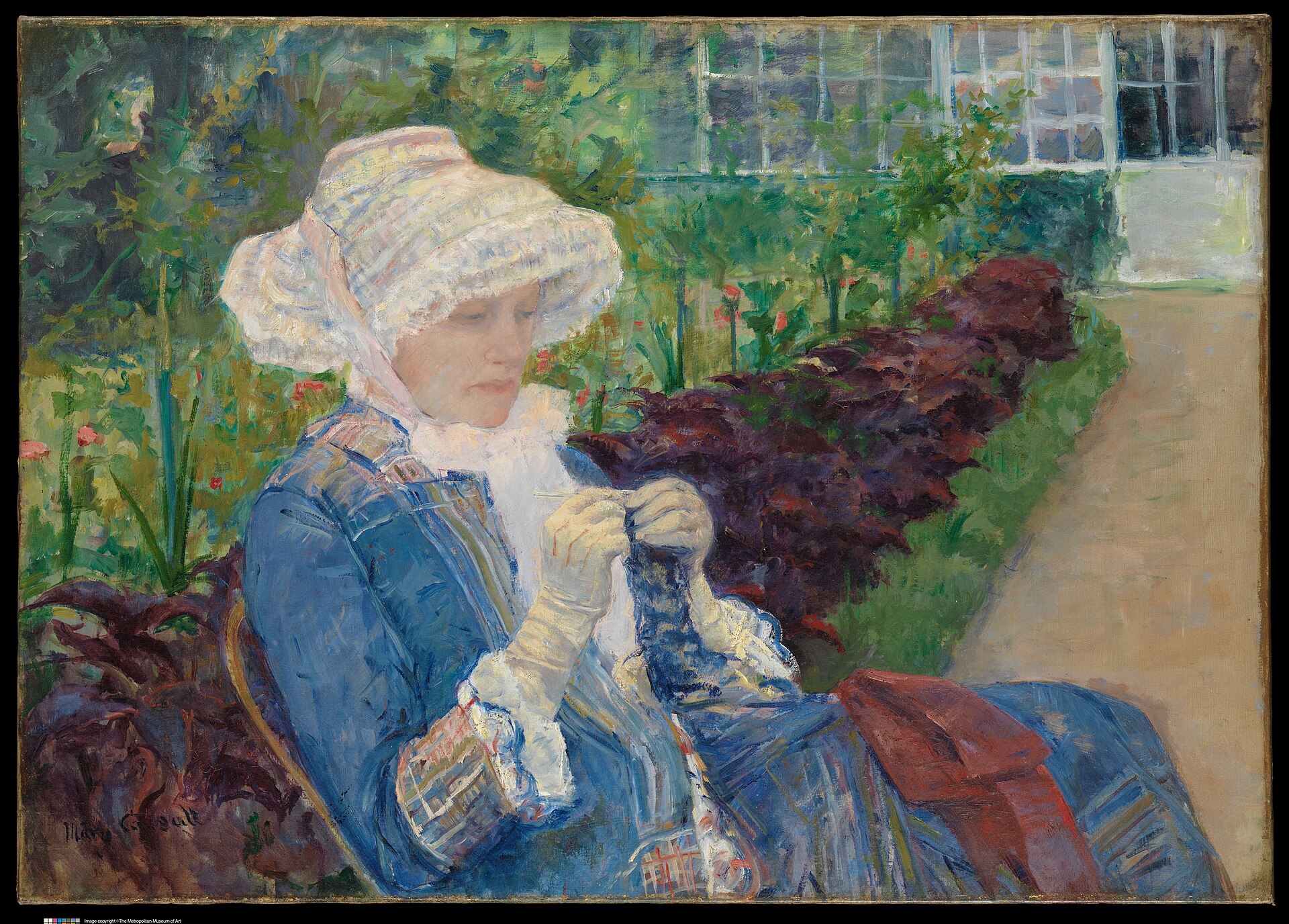 Mary Cassatt — Portrait de Lydia, sœur de l'artiste